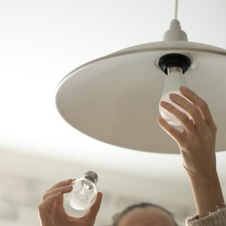 VRS Lakeside Gardens Seniors Community Inclusive Services Maintenace Changing Light Bulb